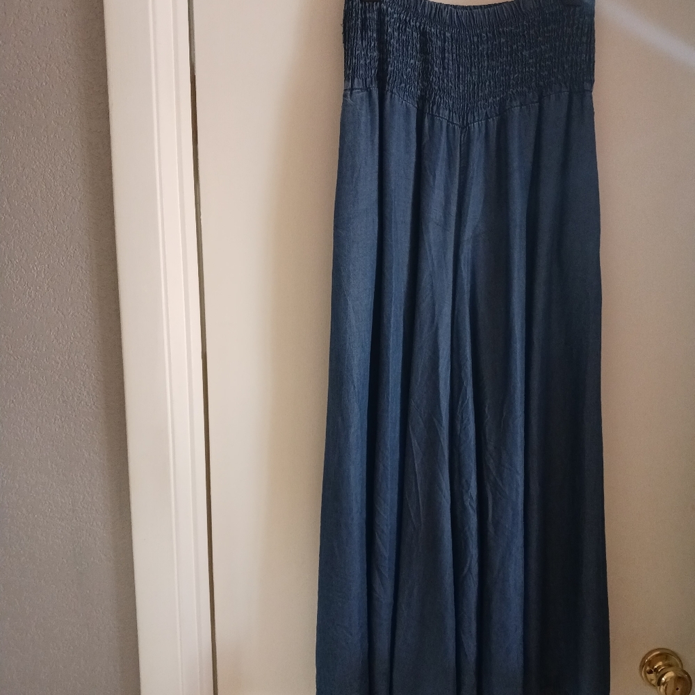 Pull on Super-Wide Flowy Skirt Pants